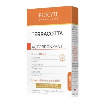 Terracotta autobronzant Biocyte - bo&icirc;te de 30 g&eacute;lules