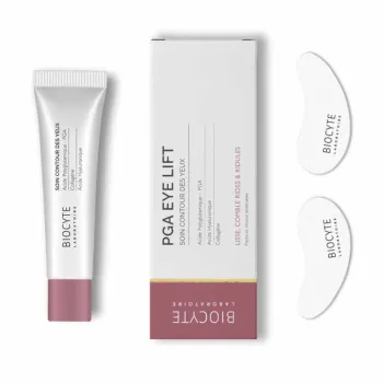 PGA Eye Lift soin contour des yeux Biocyte - un gel de 15ml et 2 patchs r&eacute;utilisables