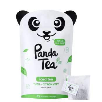 Iced tea yuzu citron vert Panda tea - 28 sachets 