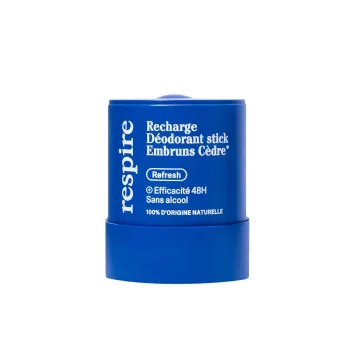 Recharge d&eacute;odorant stick embruns c&egrave;dre Respire - recharge de 50g