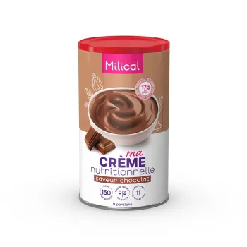 Ma cr&egrave;me nutritionnelle saveur chocolat Milical - pot de 405g
