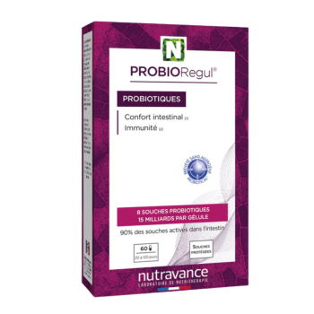 ProbioRegul probiotiques Nutravance - bo&icirc;te de 60 g&eacute;lules