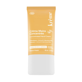 Cr&egrave;me mains concentr&eacute;e bio Kr&egrave;me - tube de 40 ml