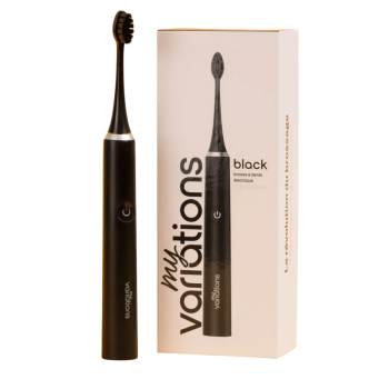 Brosse &agrave; dents &eacute;lectrique noire MyVariations - une brosse &agrave; dents 