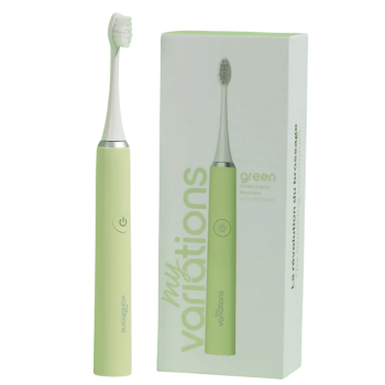 Brosse &agrave; dents &eacute;lectrique verte MyVariations - une brosse &agrave; dents 