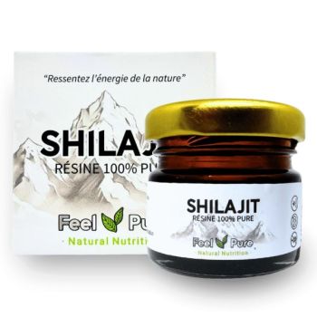 Shilajit r&eacute;sine 100% pure Feel Pure - pot de 30g