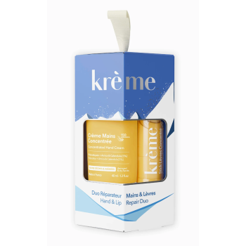 Duo r&eacute;parateur mains et l&egrave;vres Kr&egrave;me - coffret contenant 2 produits