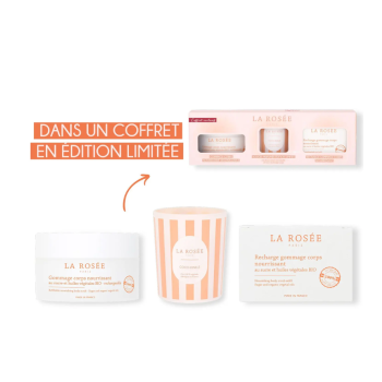 Coffret anniversaire La Ros&eacute;e - coffret de 3 produits 