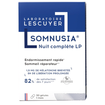 Somnusia nuit compl&egrave;te LP Lescuyer - boite de 30 g&eacute;lules 