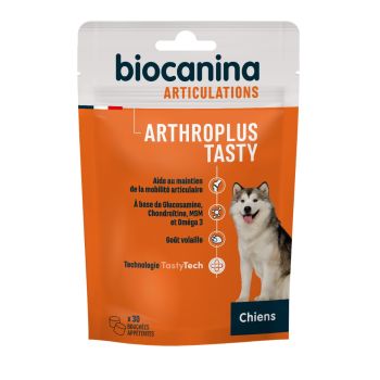 Arthroplus Tasty chiens Biocanina - sachet de 30 bouch&eacute;es app&eacute;tentes