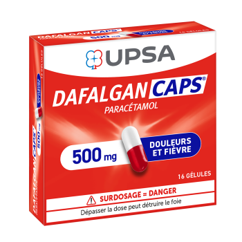 Dafalgan Caps 500 mg - bo&icirc;te de 16 g&eacute;lules