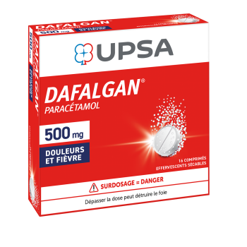 Dafalgan 500mg - 16 comprim&eacute;s effervescents s&eacute;cables