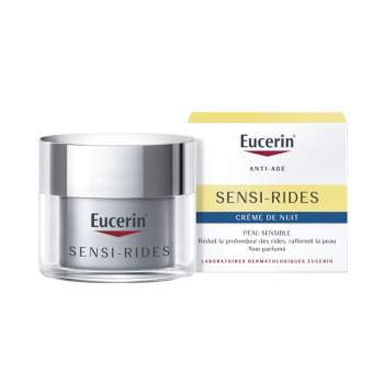 Sensi-rides Cr&egrave;me de nuit anti-rides Eucerin - pot de 50 ml