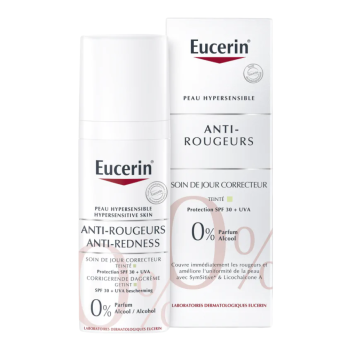 Anti-rougeurs Soin de jour correcteur SPF25+ teint&eacute; Eucerin - flacon de 50 ml