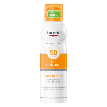 Sun oil control brume transparente SPF50 Eucerin - a&eacute;rosol de 200 ml