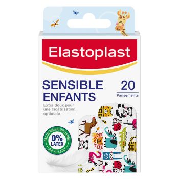Pansements Sensible enfants Elastoplast - bo&icirc;te de 20 pansements