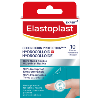 Pansements Second Skin Protection hydrocollo&iuml;de Elastoplast - boite de 10 pansements