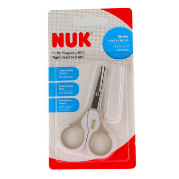Ciseaux bout rond b&eacute;b&eacute; NUK - une paire de ciseaux