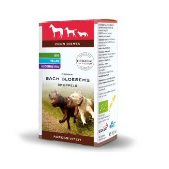 Fleurs de bach pour animaux agressivit&eacute; Lemon pharma - flacon-pipette de 20ml