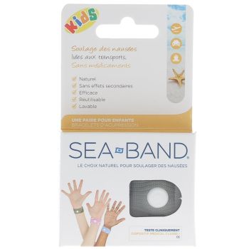 Bracelet Sea Band enfant vert - boite de 2 bracelets