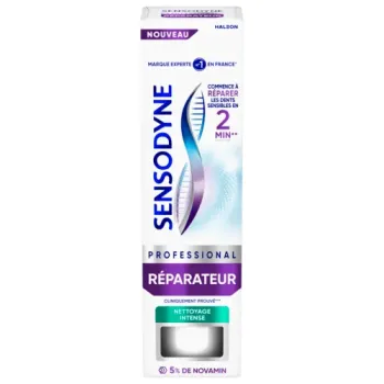 Dentifrice Professional r&eacute;parateur nettoyage intense Sensodyne - tube de 75ml