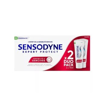 Dentifrice Sensibilit&eacute; et Gencives Sensodyne - lot de 2 tubes de 75 ml