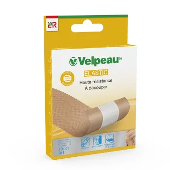Elastic pansements bandes d&eacute;coupables Velpeau - boite de 10 pansements 8x10cm