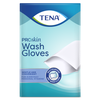Gants jetables Proskin Wash Gloves Tena - bo&icirc;te de 50 gants