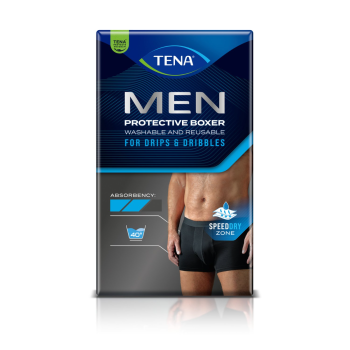 Men boxer lavant lavable r&eacute;utilisable taille L Tena - un boxer 