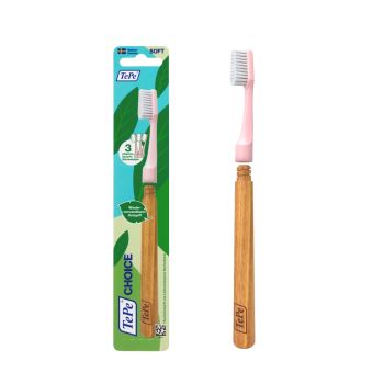Brosse &agrave; dents Choice TePe - bo&icirc;te de 1 brosse &agrave; dents + 3 t&ecirc;tes interchangeables