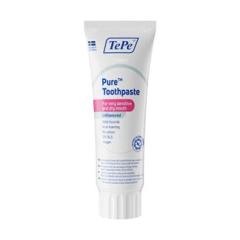 Dentifrice Pure go&ucirc;t neutre TePe - tube de 75ml