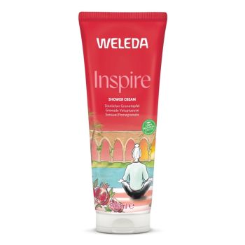 Cr&egrave;me de douche Inspire Grenade voluptueuse Weleda - tube de 200ml