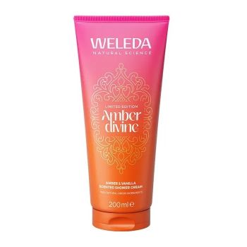 Cr&egrave;me de douche Amber divine Weleda - tube de 200ml