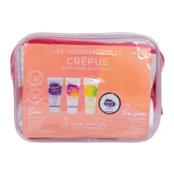 Trousse Les Indispensables cheveux cr&eacute;pus Les Secrets de Loly - trousse de 4 produits