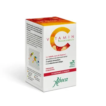 Vitamin C naturcomplex avec acerola Aboca - bo&icirc;te de14 comprim&eacute;s