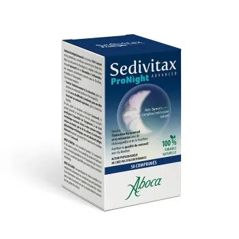 Sedivitax pronight advanced Aboca - flacon de 50 comprim&eacute;s 