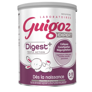 Lait en poudre digest + triple action 0-12 mois Guigoz - bo&icirc;te de 780g 