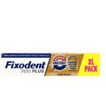 Cr&egrave;me adh&eacute;sive Fixodent Pro Plus go&ucirc;t neutre - tube de 57g