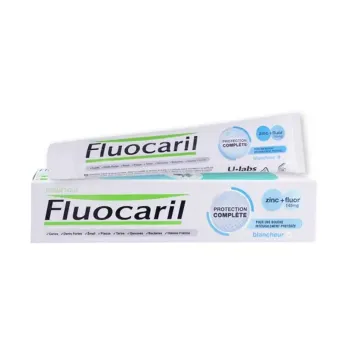Dentifrice blancheur protection compl&egrave;te Fluocaril - tube de 75ml
