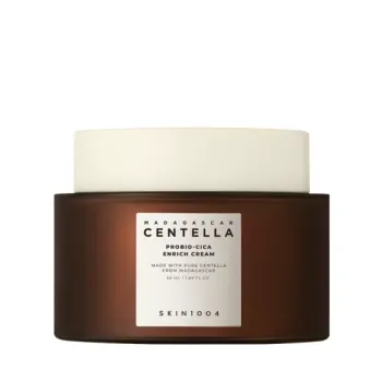 Cr&egrave;me hydratante riche &agrave; la centella asiatica et aux probiotiques Skin1004 - pot de 50ml