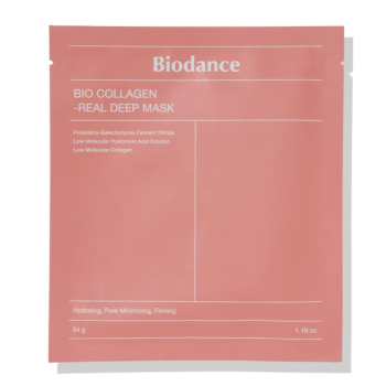 Masque bio Collagen-Real Deep Mask Biodance - sachet de 1 masque 