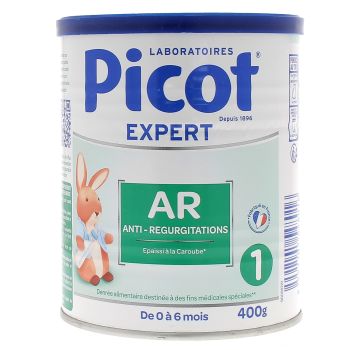 AR anti r&eacute;gurgitations lait expert 1er &acirc;ge Picot - boite de 400g