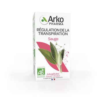 Arkog&eacute;lules Sauge bio Arkopharma - boite de 45 g&eacute;lules