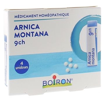 ARNICA MONTANA 9CH globules Boiron - bo&icirc;te de 4 unidoses de 1g
