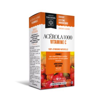 Ac&eacute;rola 1000 Dayang - bo&icirc;te de 24 comprim&eacute;s