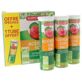 Ac&eacute;rola 500 BIO Super Diet - 24 comprim&eacute;s