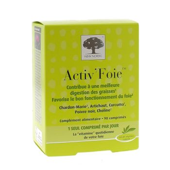 Activ'Foie New Nordic - bo&icirc;te de 90 comprim&eacute;s