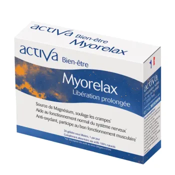 Activa bien-&ecirc;tre Myorelax - boite de 30 g&eacute;lules
