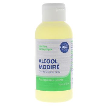 Alcool modifi&eacute; Gifrer solution pour application locale - flacon de 125ml