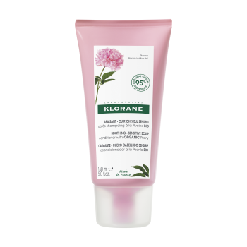 Apr&egrave;s-shampoing apaisant et anti-irritant &agrave; la Pivoine Klorane - tube de 150ml